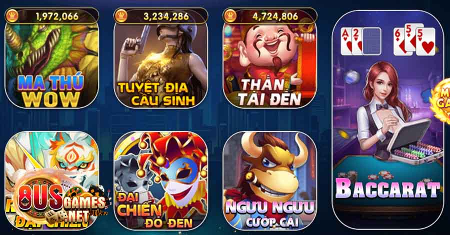 Slot Thần Tài Đến - Quay hũ tài lộc, nhận quà bất ngờ 5 Những ưu điểm nổi bật của game Thần Tài 8US